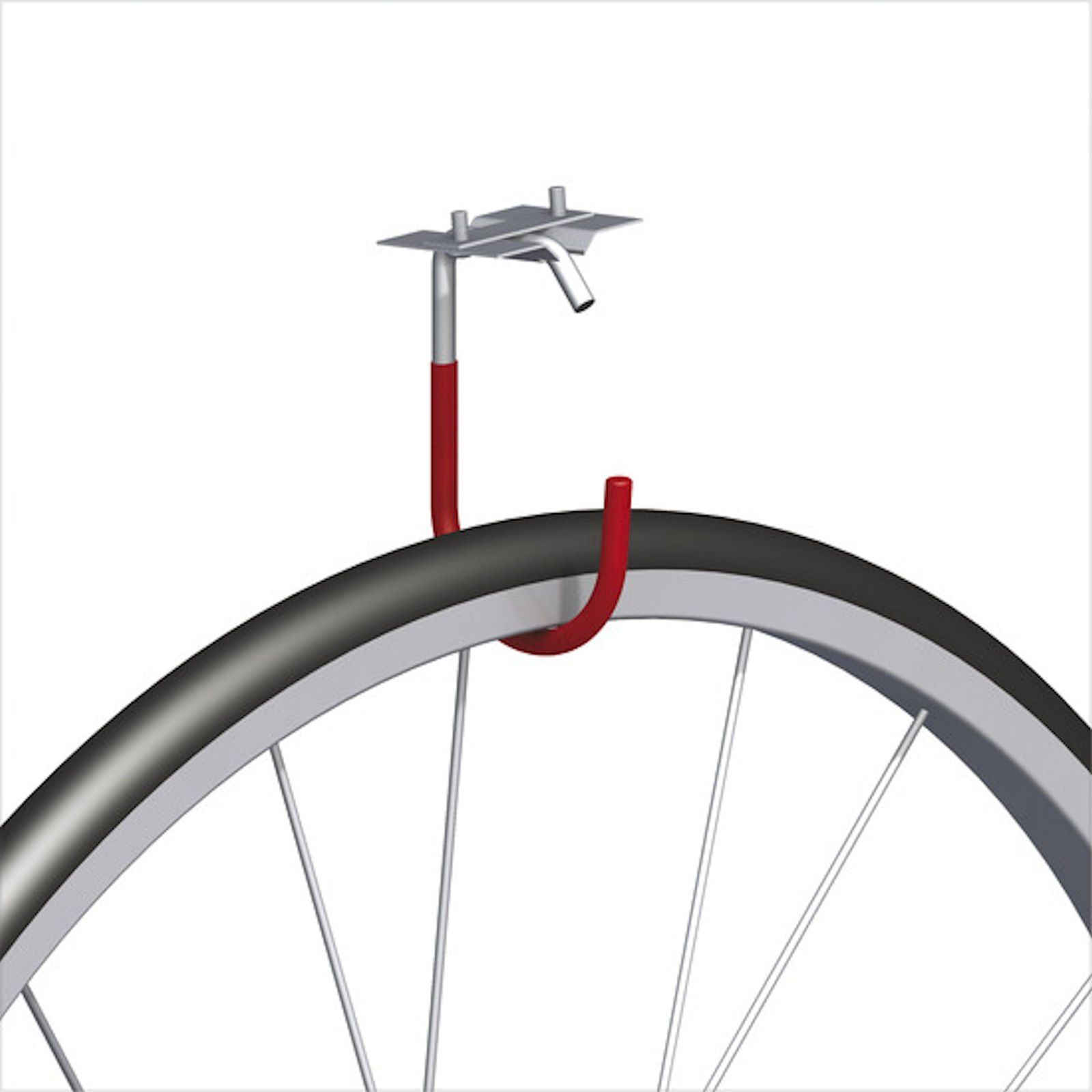 Crochet vélo fixation par la roue ❘ Bricoman