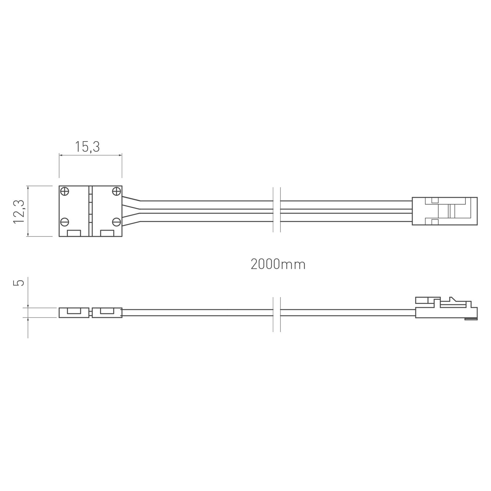 SMD 2835 weiß Verbinder Ecke Plus Winkel 1 2 3 5 10 50 Stück ohne löten 8mm LED 